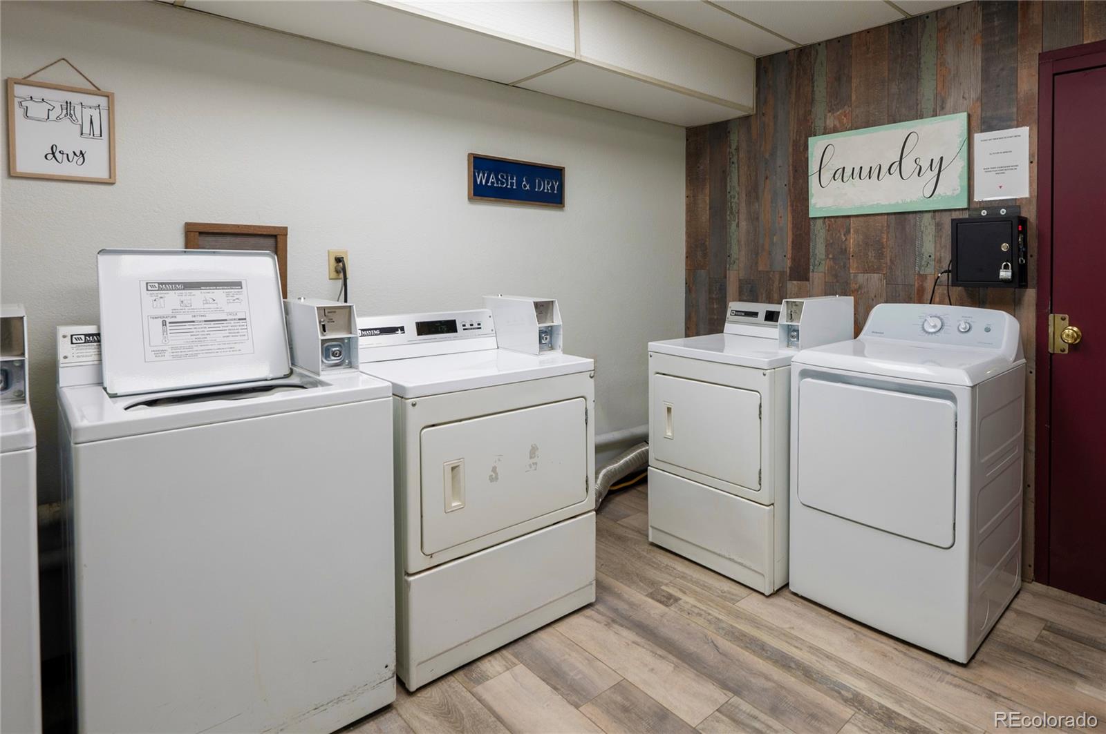 490 Kings Crossing Road, Unit 321 Winter Park, CO 80482 - Photo 30 of 46 a utility room with dryer and washer