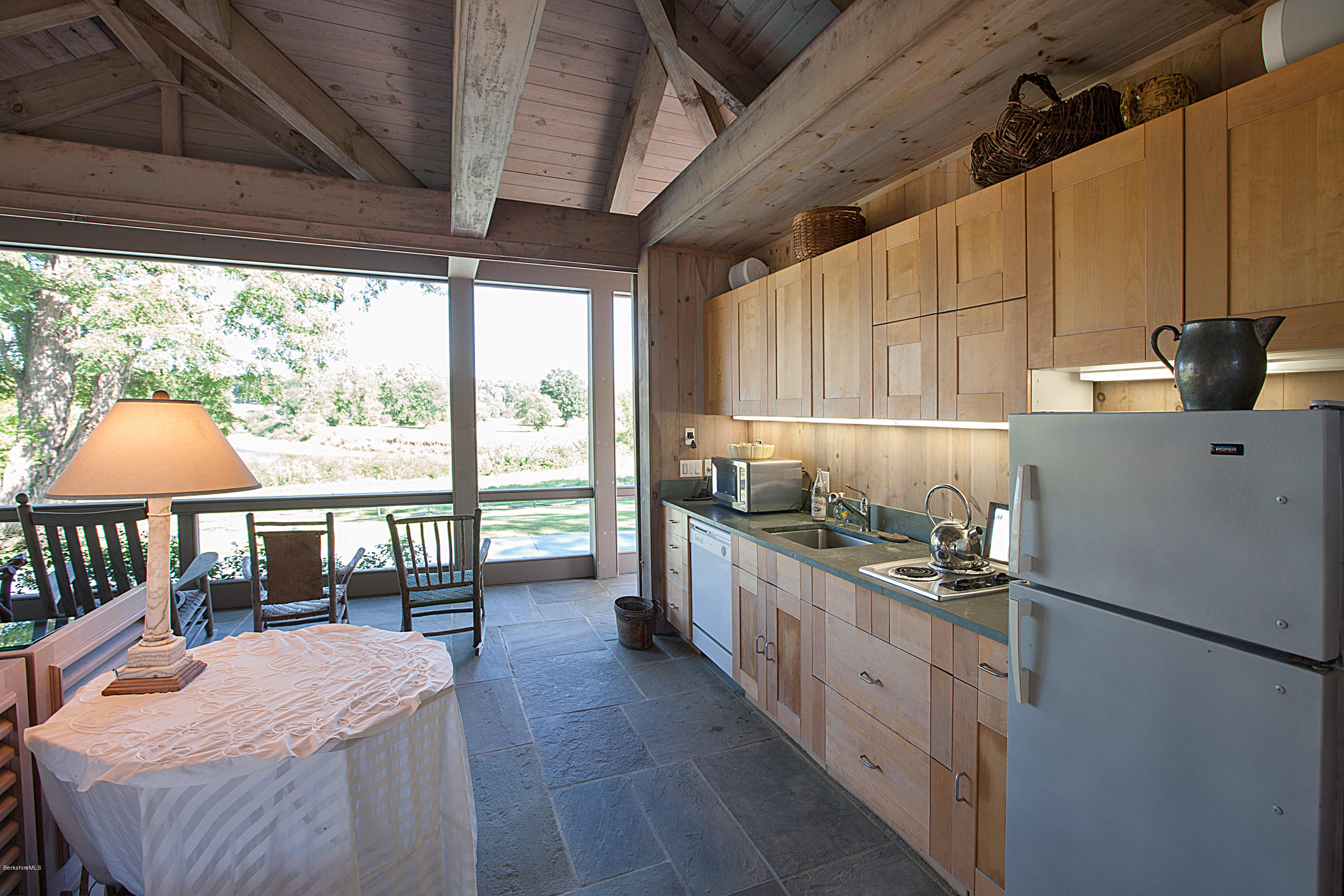 795 Rannapo Road Sheffield, MA 01257 - Photo 40 of 50 Pool House kitchen