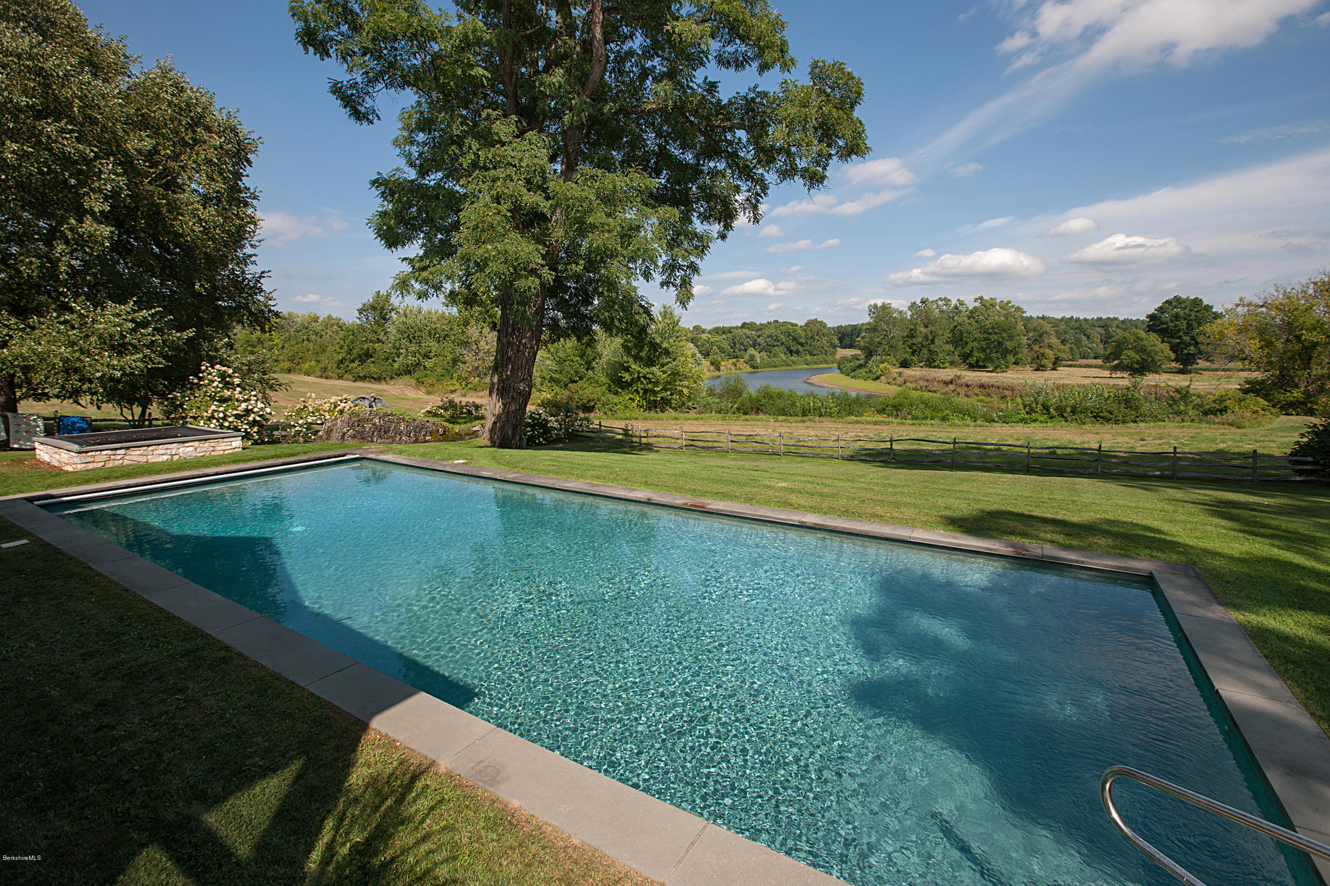 795 Rannapo Road Sheffield, MA 01257 - Photo 5 of 50 Gunite Pool and hot tub--looking east