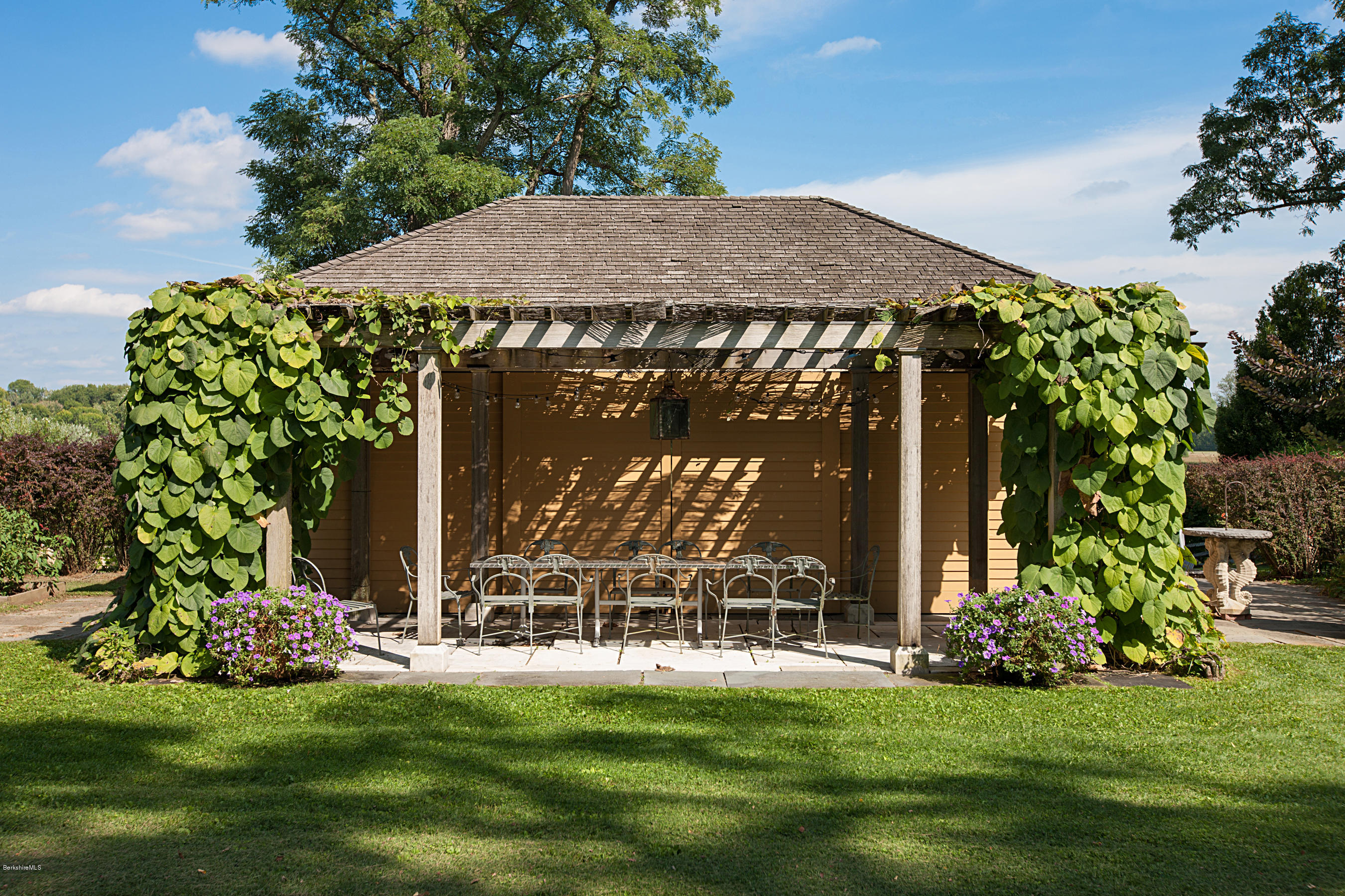 795 Rannapo Road Sheffield, MA 01257 - Photo 6 of 50 Pool House Pergola