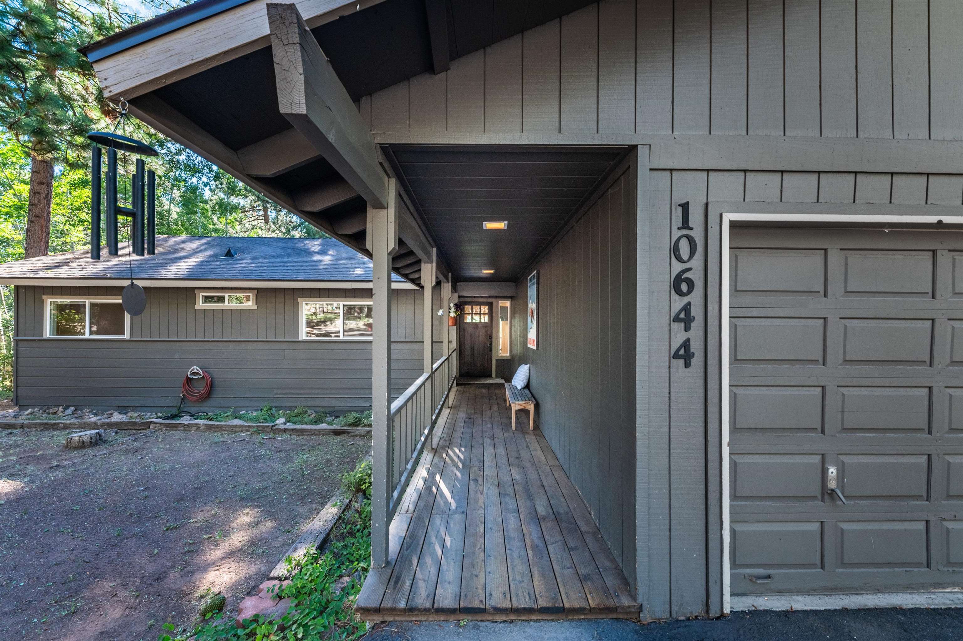10644 Codogan Street Truckee, CA 96161 - Photo 20 of 28 a view of a house with a wooden door
