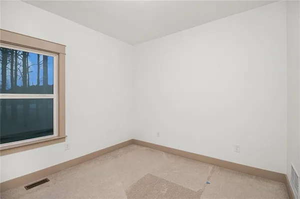 a view of empty room