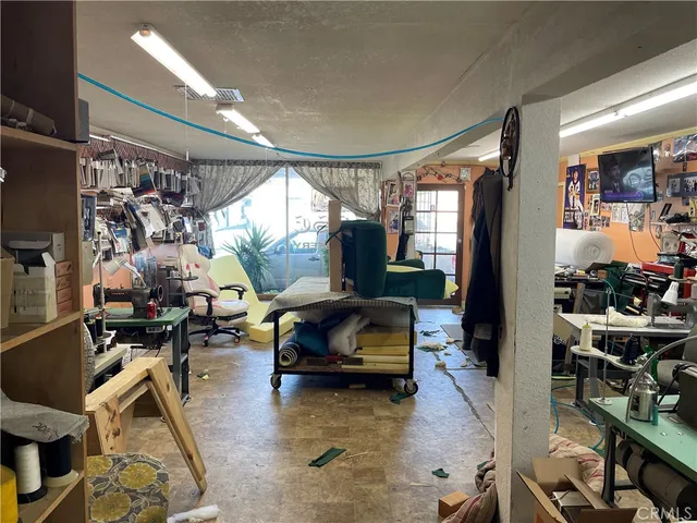 a view of storage and utility room