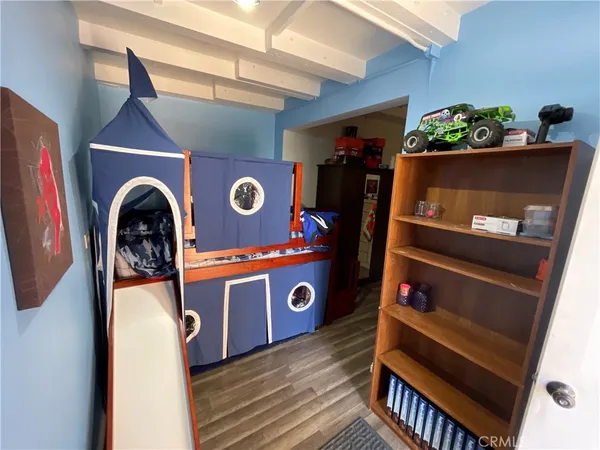 a view of a storage room