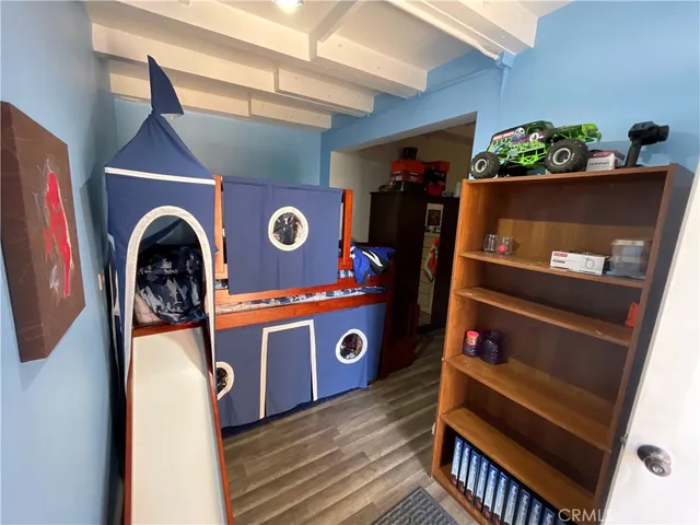 a view of a storage room