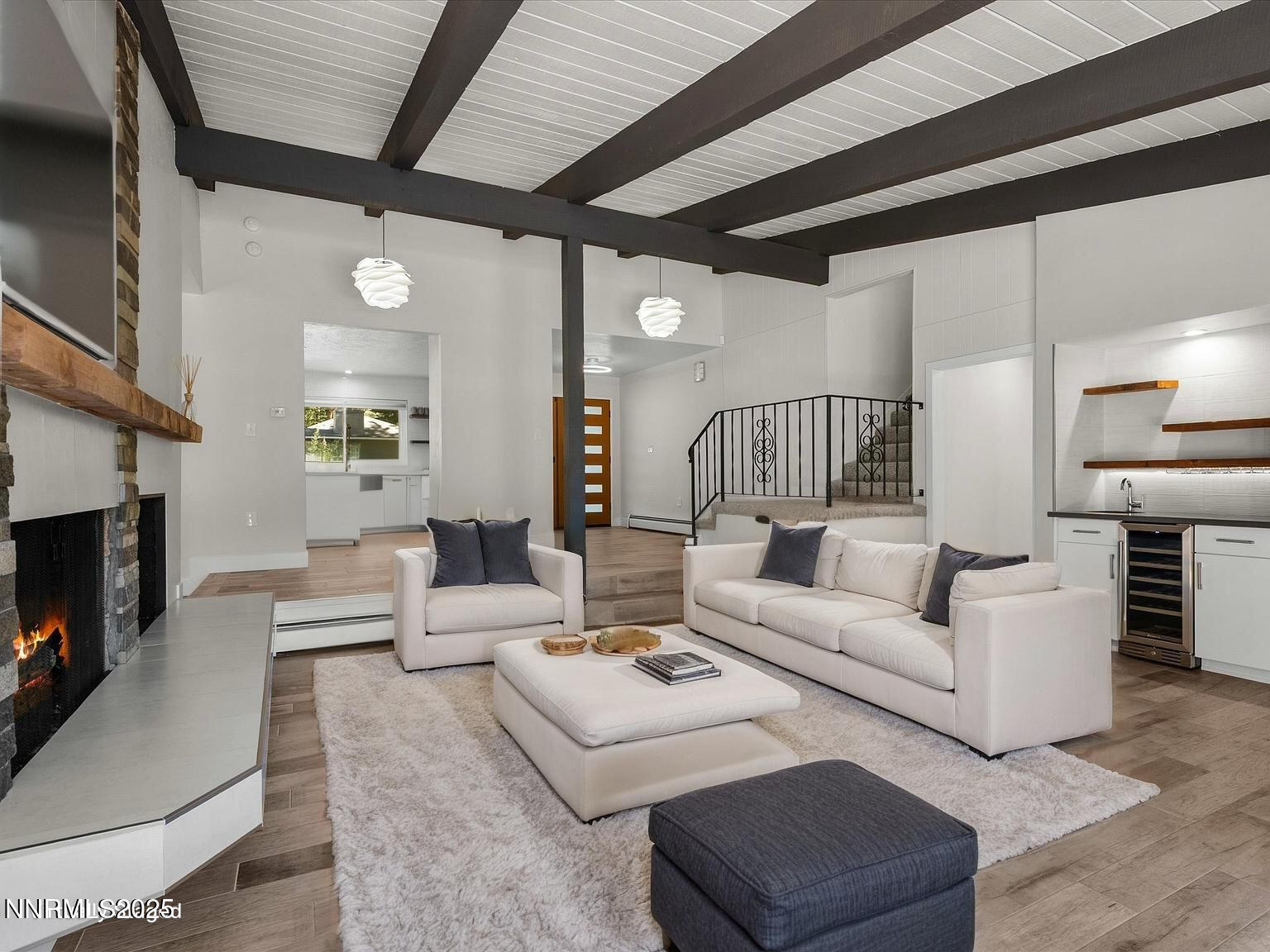 189 Ray Way Zephyr Cove, NV 89448 - Photo 7 of 71 189 Ray Way Staged Living Room 2