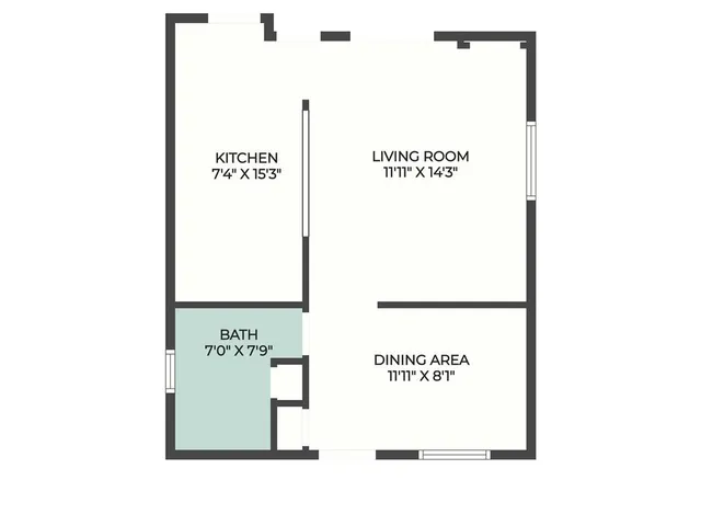 $1,150 | 323 South Scott Street, Unit B, New Orleans, LA 70119