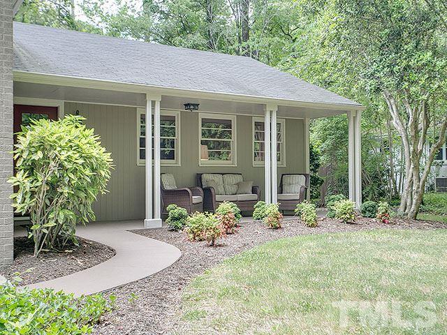 3918 Hope Valley Road Durham, NC 27707 - Photo 22 of 25 Plenty of space for relaxing on front porch.
