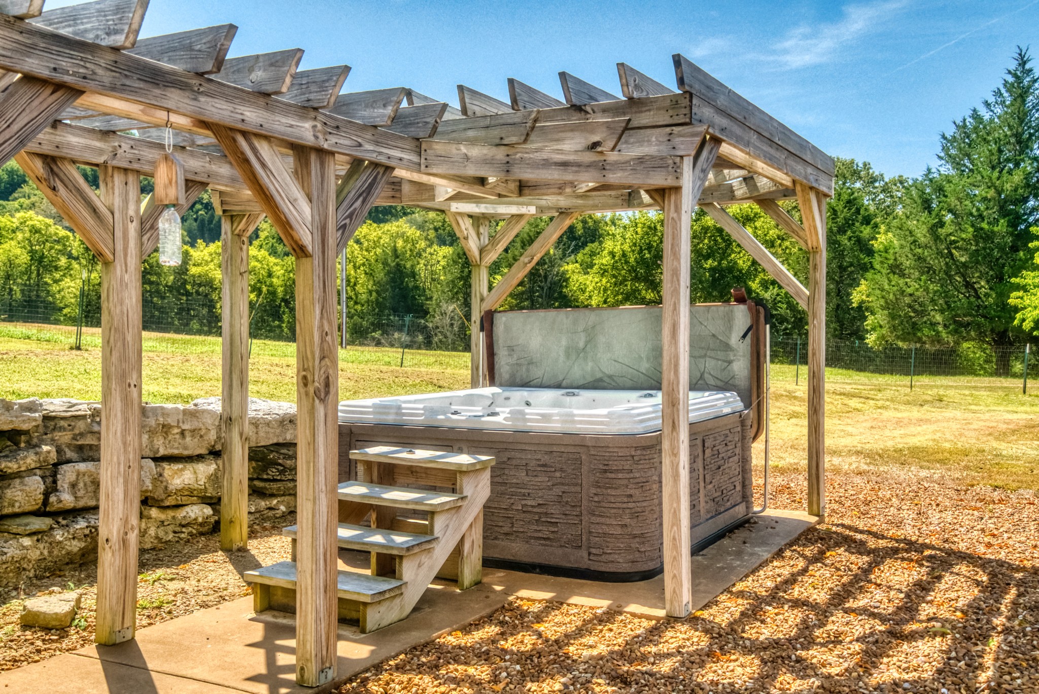 216 Old Wolf Hill Road Bethpage, TN 37022 - Photo 37 of 48 a view of a couches in the patio and a yard