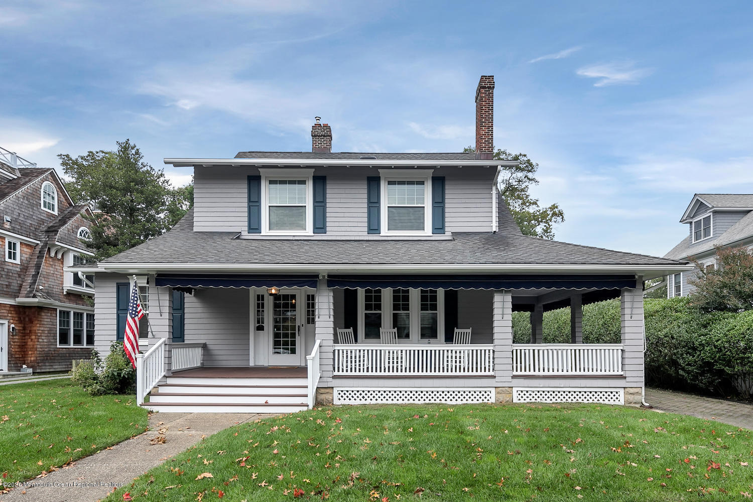 408 Tuttle Avenue Spring Lake, NJ 07762 - Photo 2 of 36 a front view of a house with a yard
