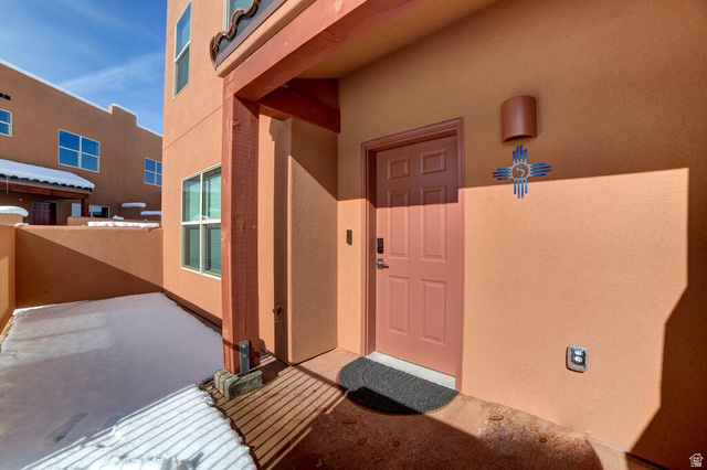 3853 South Red Valley Circle, Unit 22A1 Moab, UT 84532 - Photo 2 of 28 Entrance to property featuring stucco siding