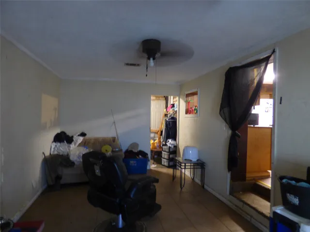 a bed room with a bed and a fireplace