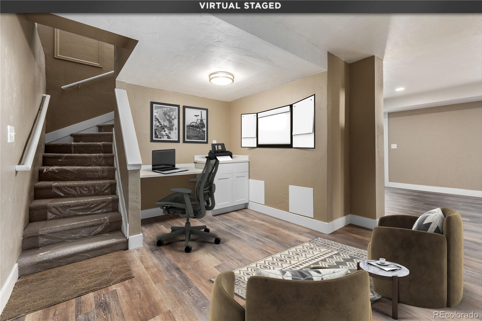 363 Neal Road Bailey, CO 80421 - Photo 14 of 39 a workspace with furniture and a window