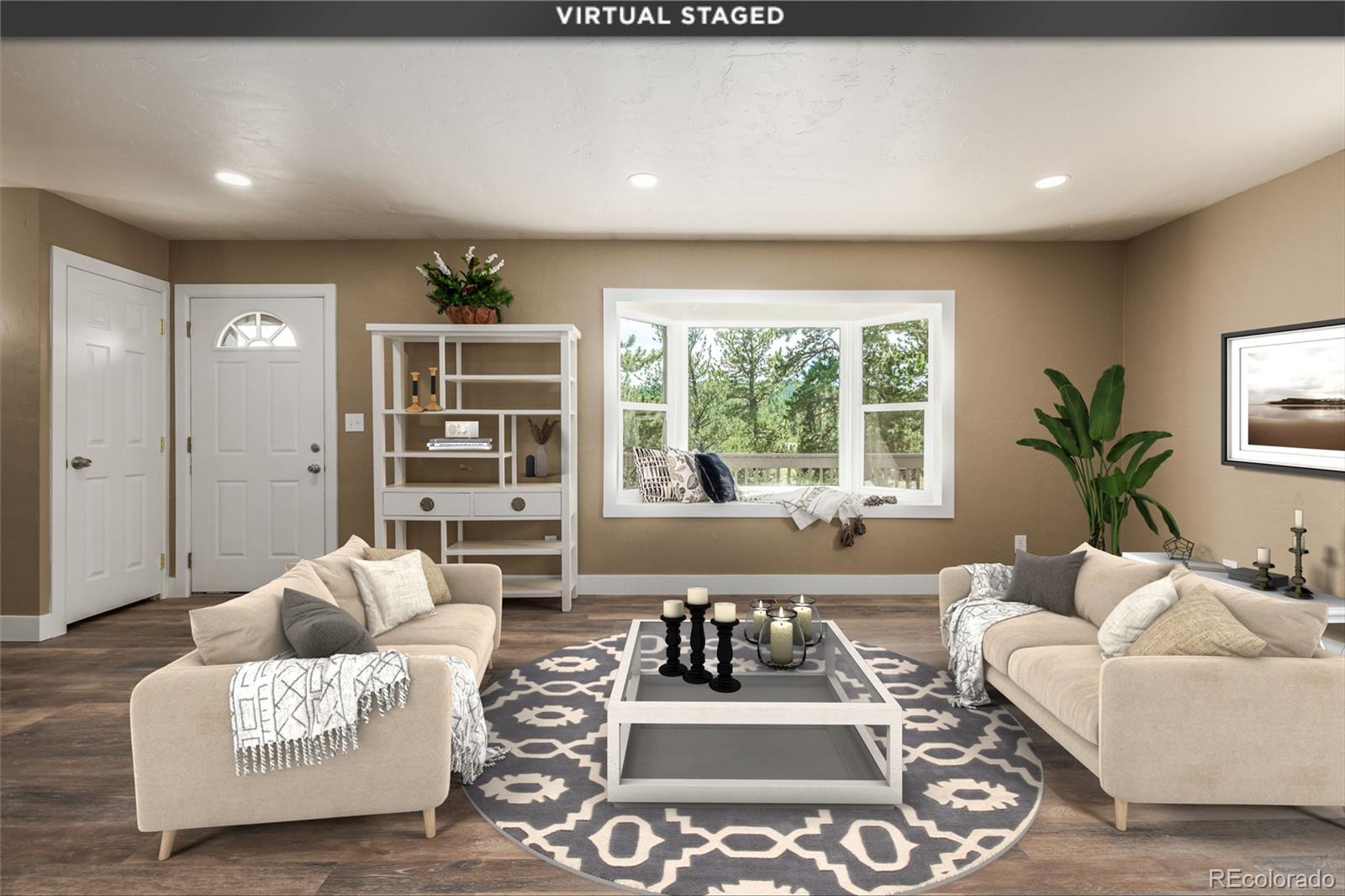363 Neal Road Bailey, CO 80421 - Photo 5 of 39 a living room with furniture and a large window