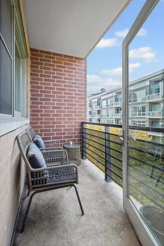a view of staircase with couch