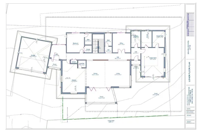 a black and white photo of a living room