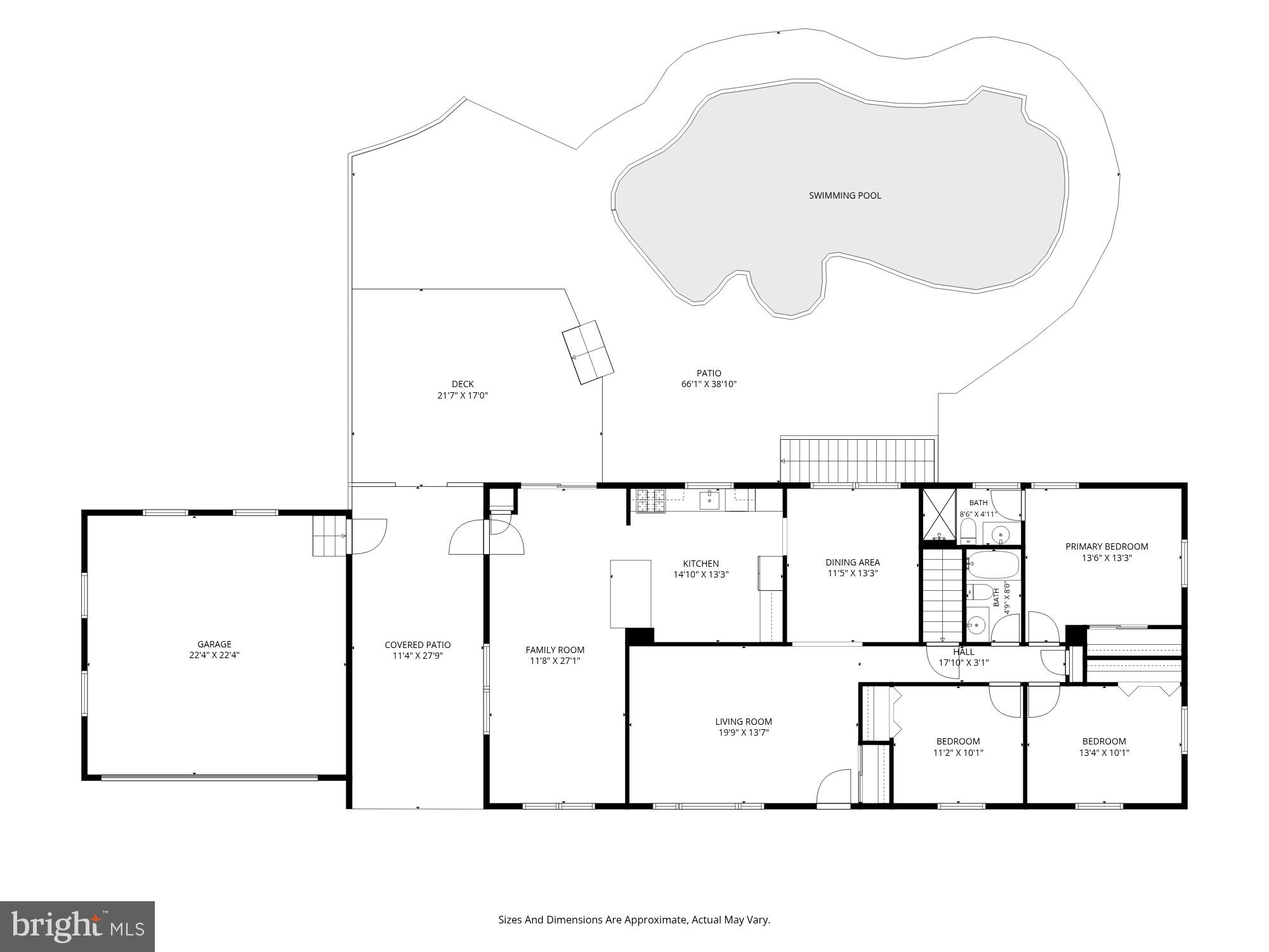 3202 North Chatham Road Ellicott City, MD 21042 - Photo 60 of 62 Main level floor plan