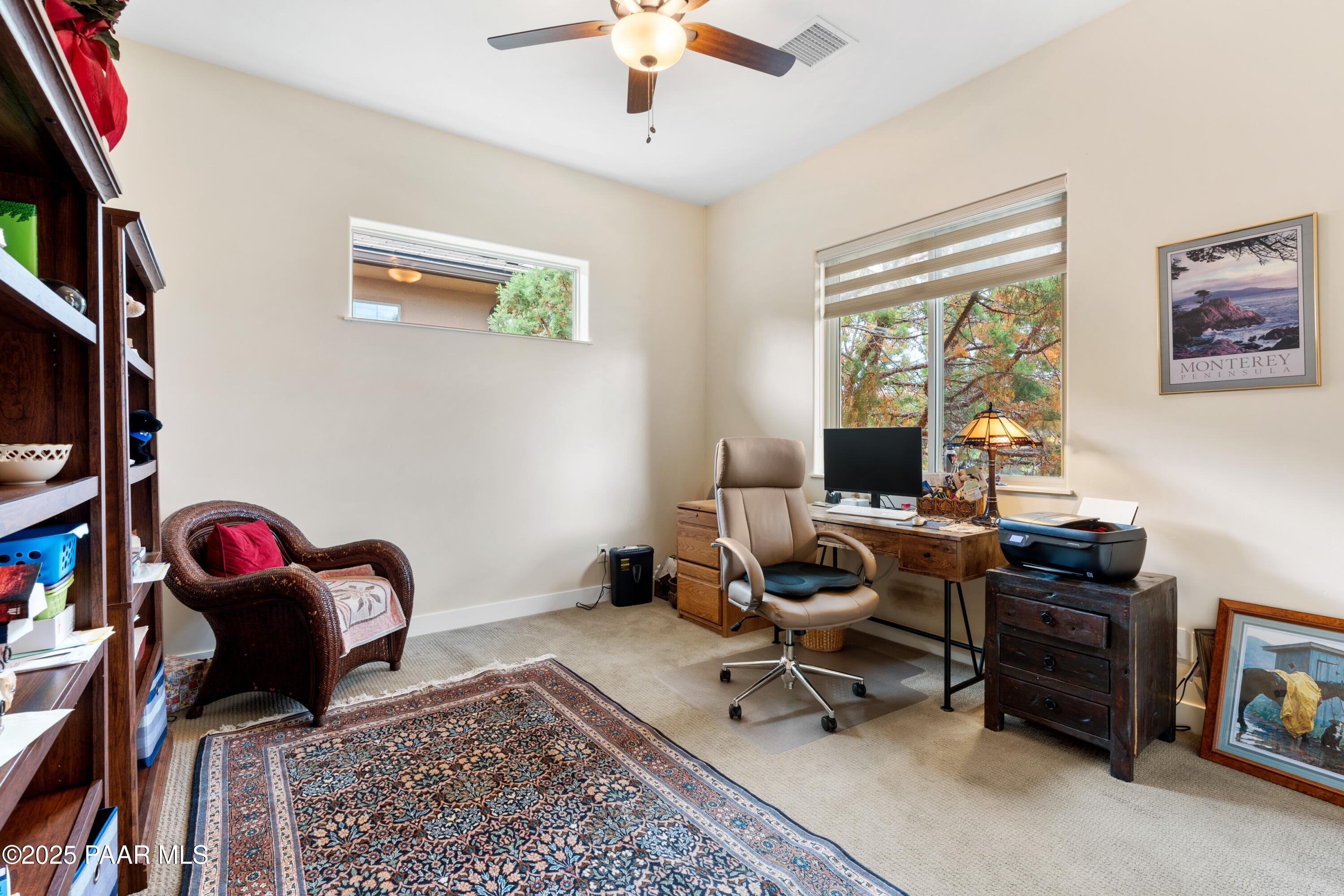 1468 Butte Road Prescott, AZ 86303 - Photo 23 of 31 a view of a workspace with a window and gym equipment