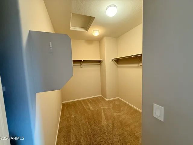 a view of walk in closet