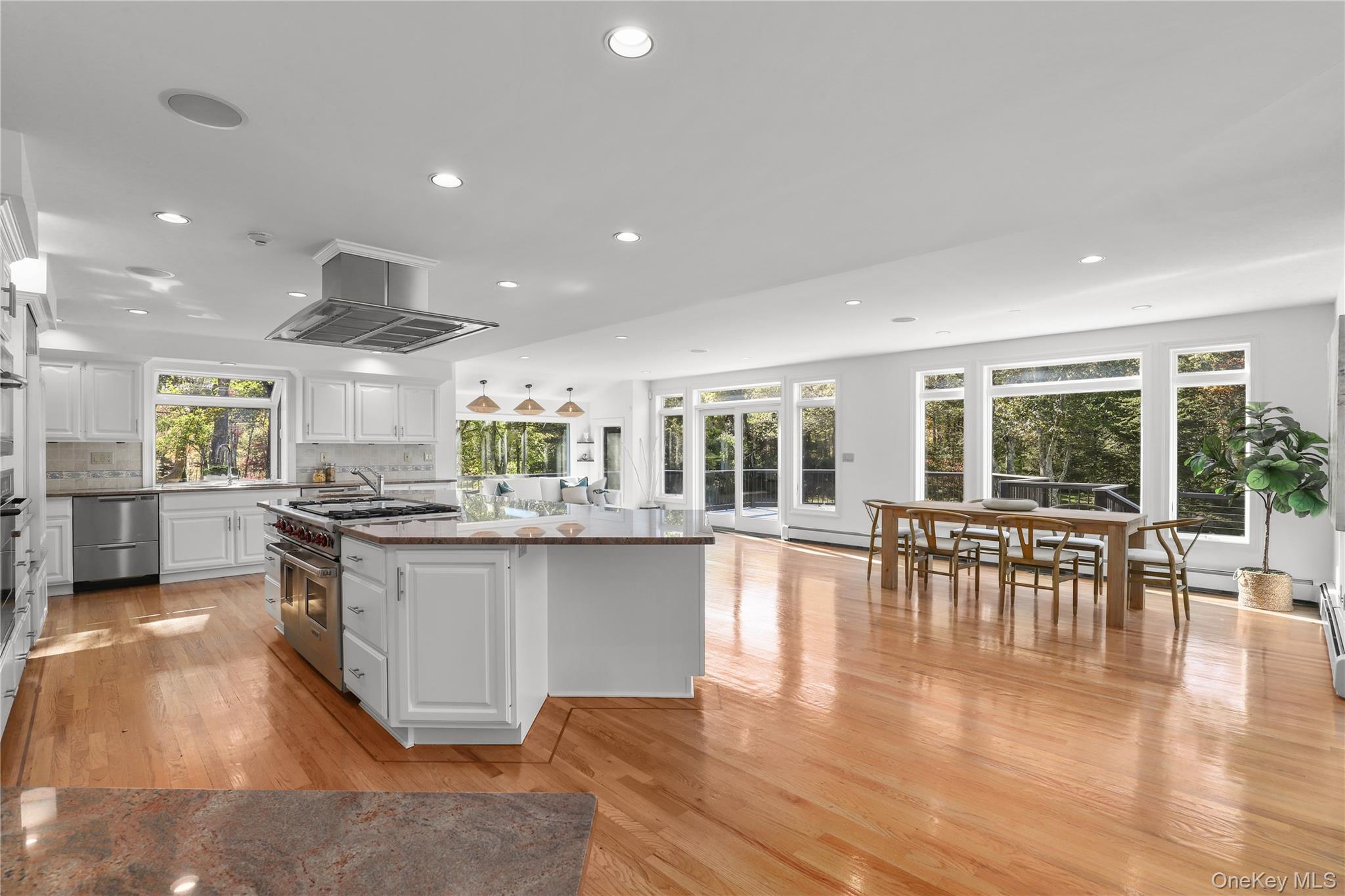 30 Knapp Road Pound Ridge, NY 10576 - Photo 3 of 38 a kitchen with lots of counter top space and stainless steel appliances