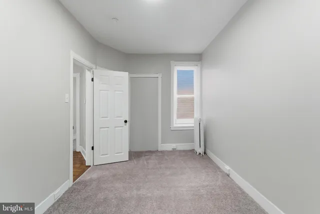 a view of an empty room