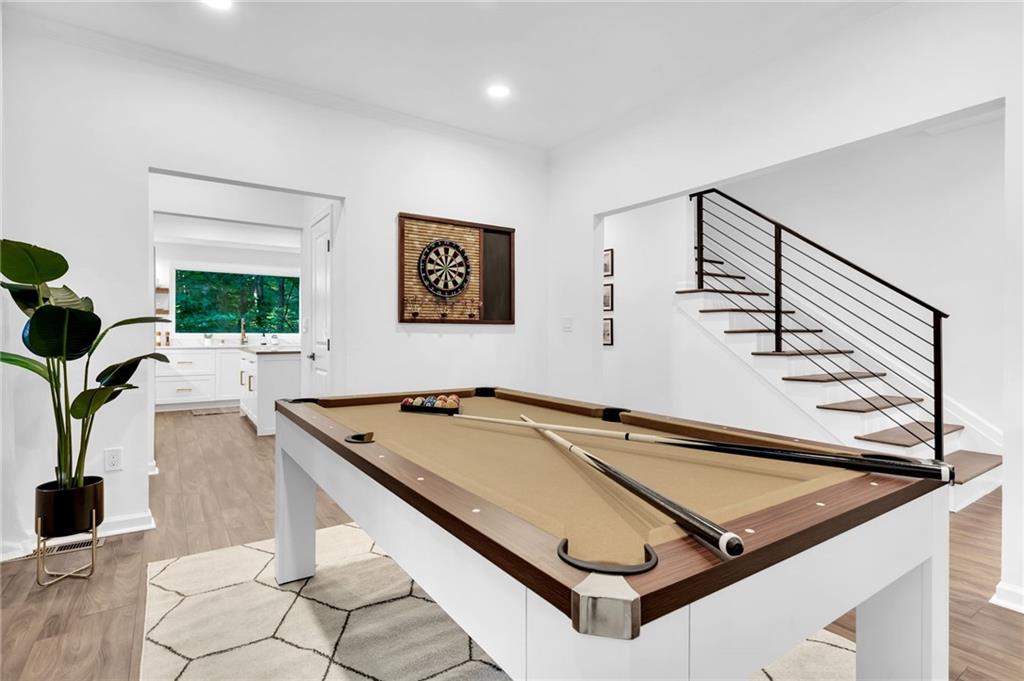 3882 The Ascent Northeast Atlanta, GA 30319 - Photo 7 of 56 a room with pool table and windows