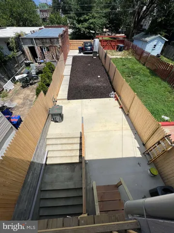 a view of terrace with seating space