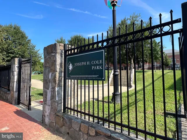 a view of a street sign