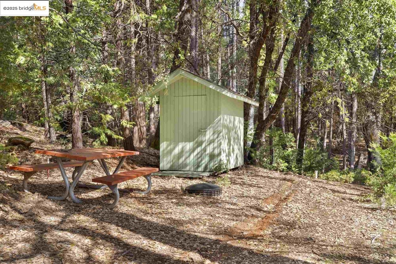 23282 Comstock Ranch Road Sonora, CA 95370 - Photo 14 of 19 a backyard of a house with lots of green space