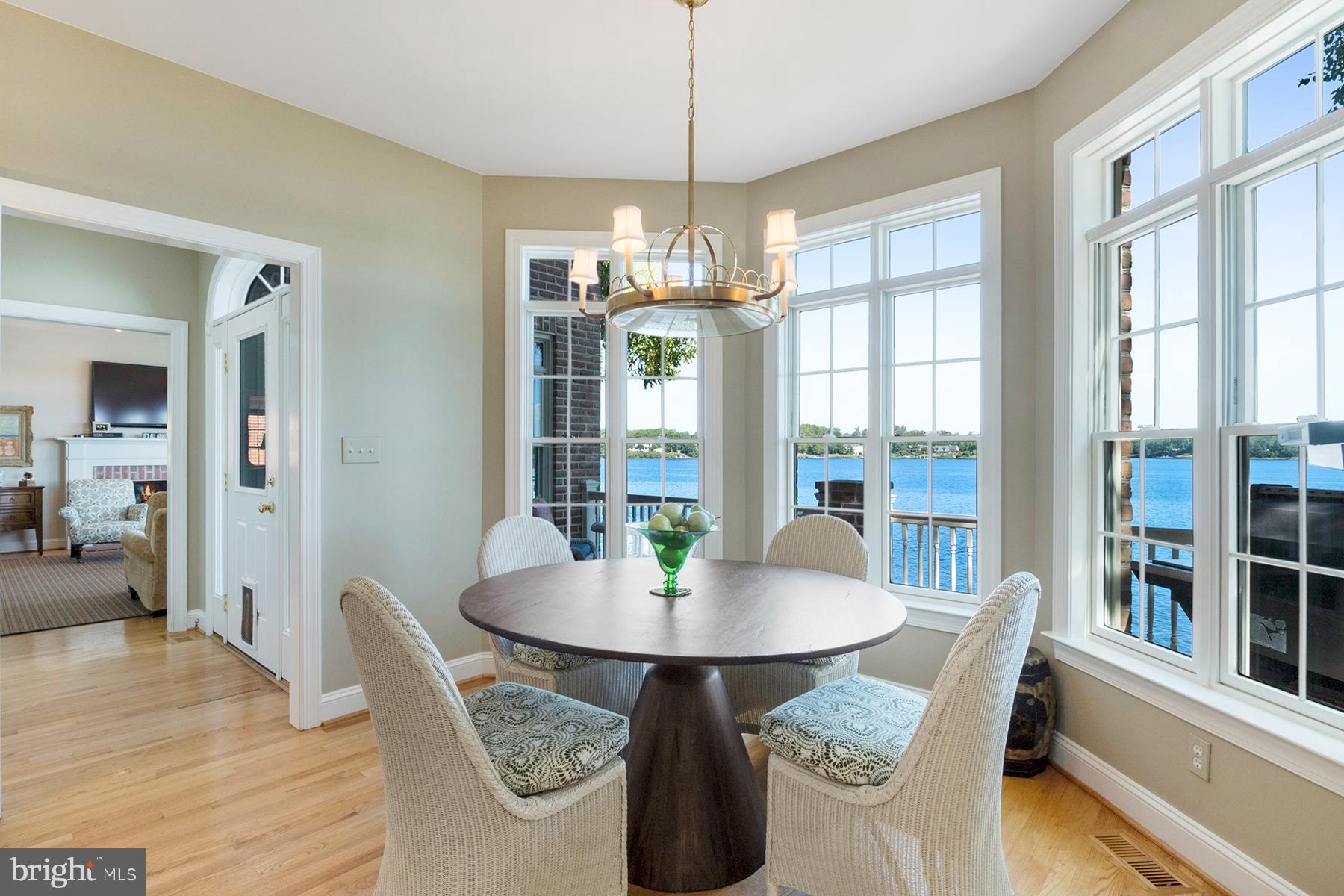 710 South River Landing Road Edgewater, MD 21037 - Photo 19 of 55 Breakfast nook with water views