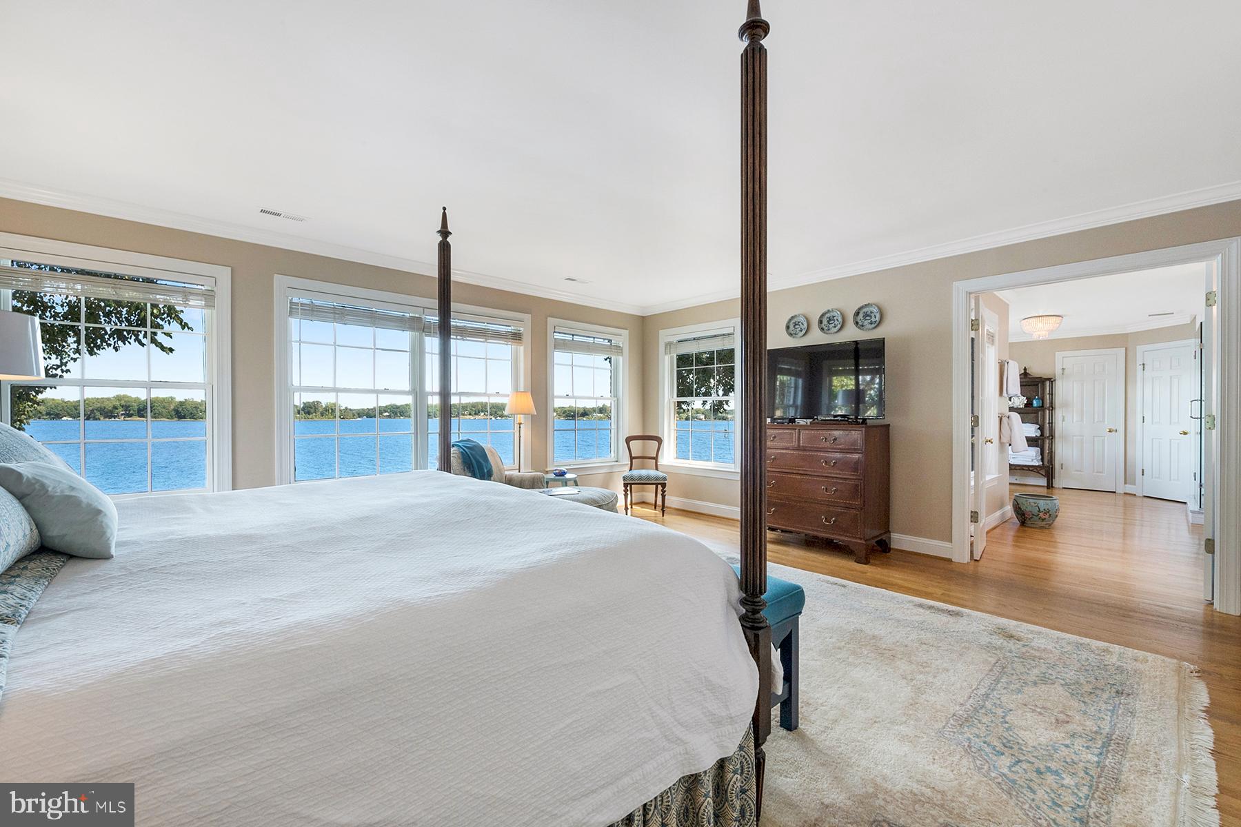 710 South River Landing Road Edgewater, MD 21037 - Photo 27 of 55 Master bedroom with gorgeous hardwoods