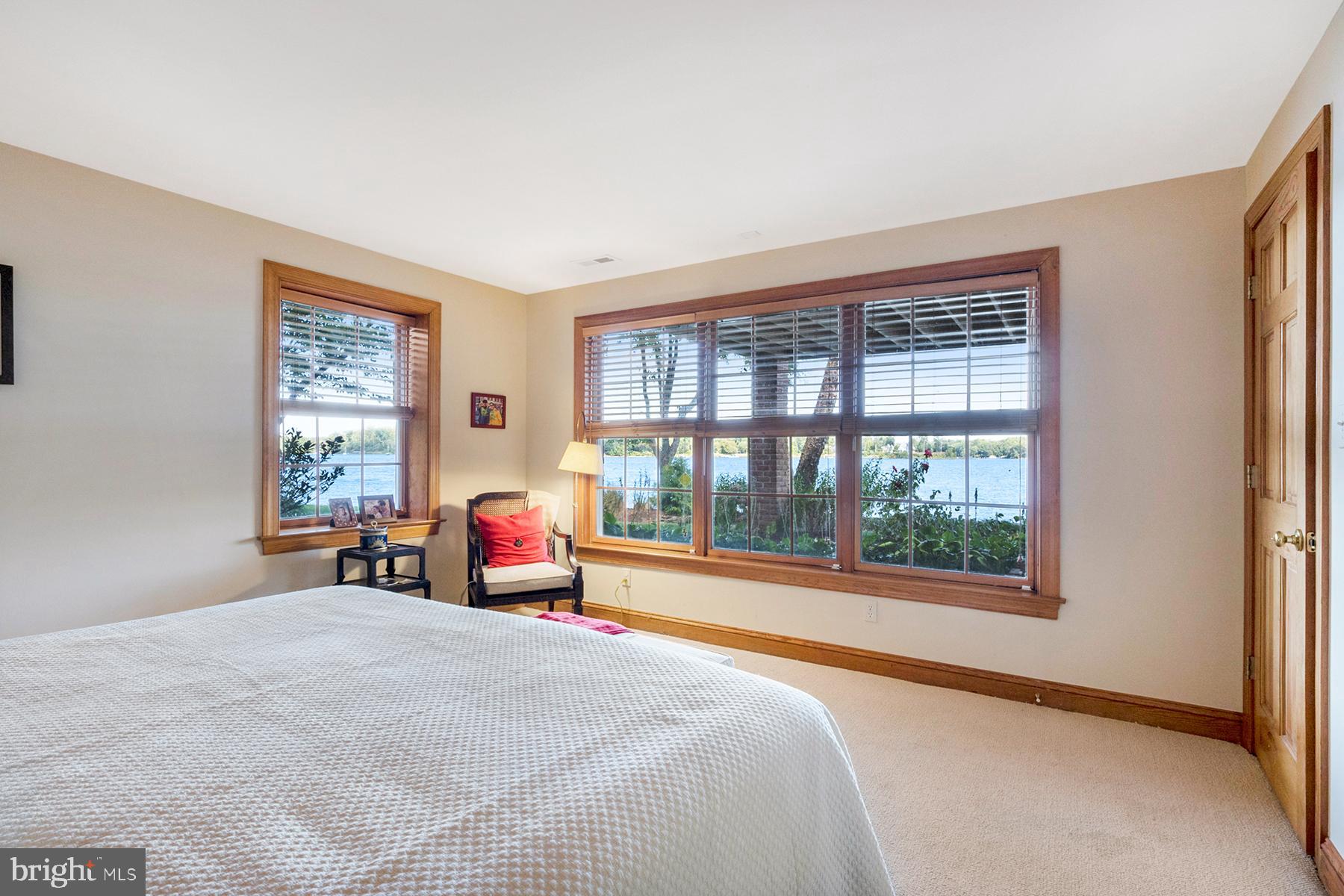 710 South River Landing Road Edgewater, MD 21037 - Photo 44 of 55 Fourth bedroom with serene foliage and water view