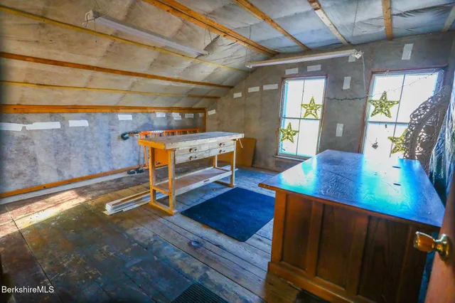 a room with wooden floor