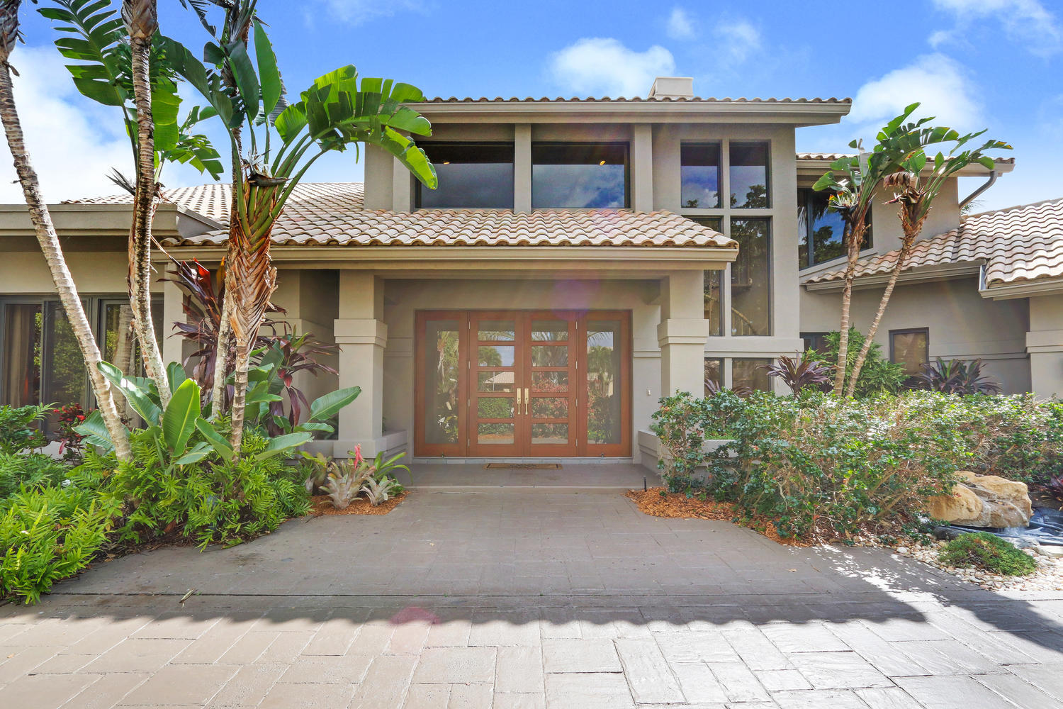 4140 Georges Way Boca Raton, FL 33434 - Photo 4 of 37 Entry with Custom Front Doors