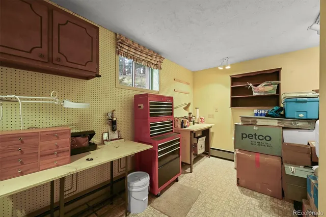 a view of a backyard of the house