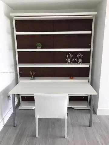 a close view of closet