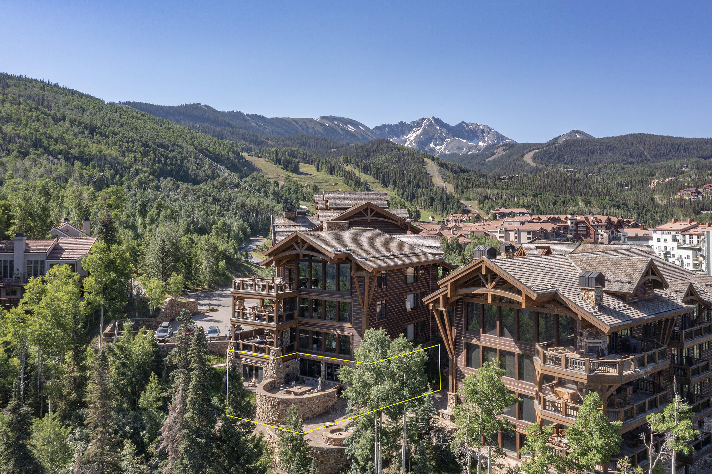 117 Sunny Ridge Place, Unit GL 101 Mountain Village, CO 81435 - Photo 39 of 40 Aerial Looking towards Palmyra 2