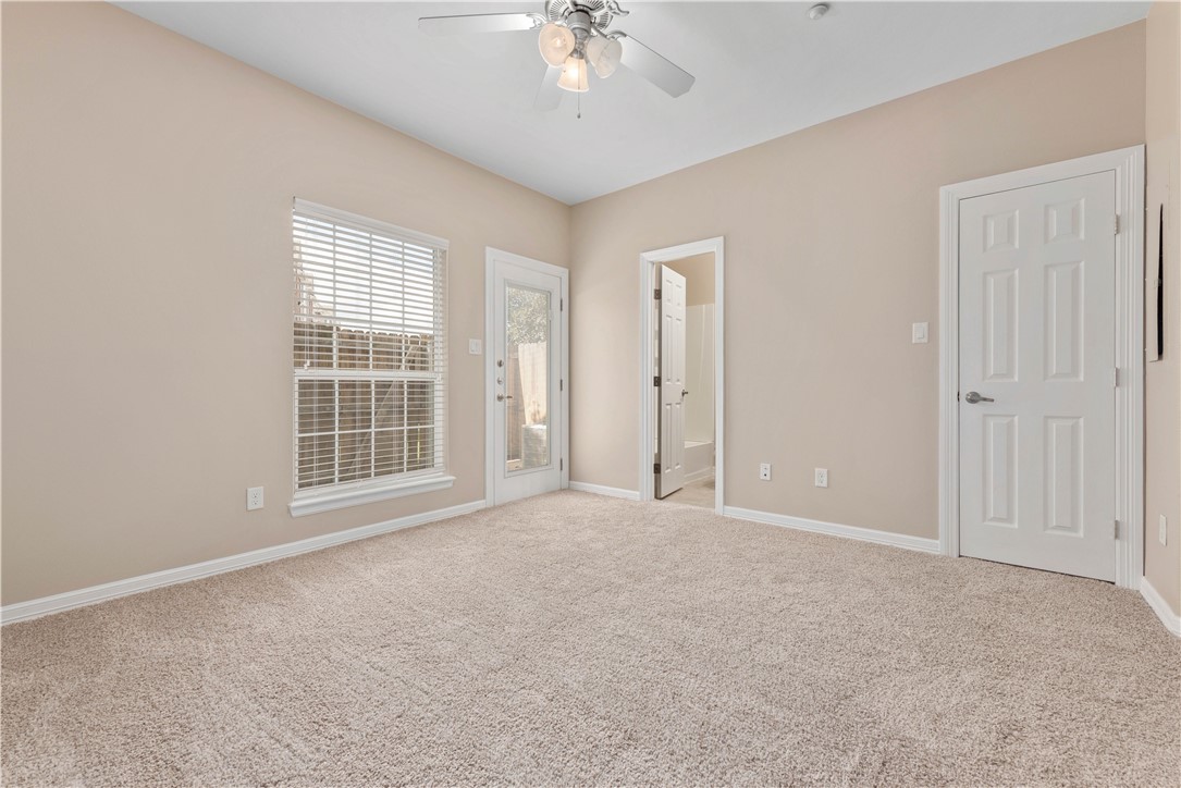 1198 Jones-Butler Road, Unit 2901 College Station, TX 77840 - Photo 11 of 22 Carpeted empty room featuring ceiling fan