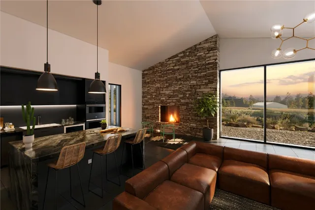 a view of water heater and room