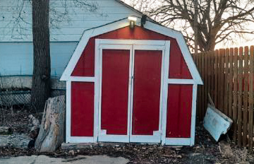185 Eagle Point Road Fox Lake, IL 60020 - Photo 41 of 42 a view of a red door of the house