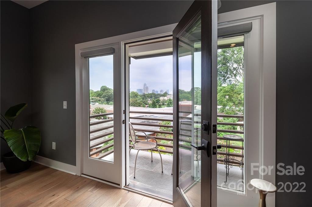 1505 Parson Street Charlotte, NC 28205 - Photo 25 of 48 a view of a city from a dining room