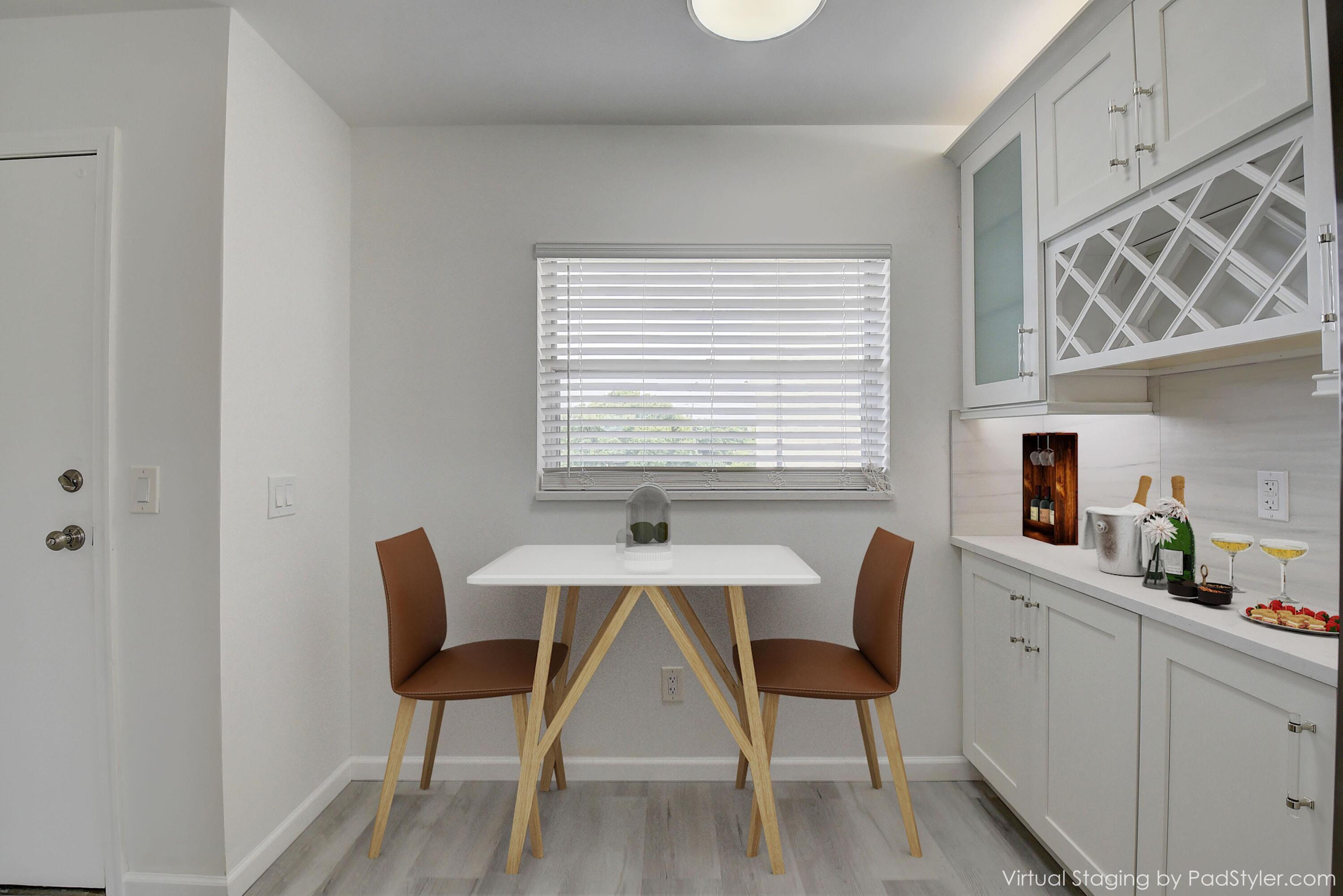 23305 Barwood Lane North, Unit 406 Boca Raton, FL 33428 - Photo 15 of 41 a dining room with furniture and window