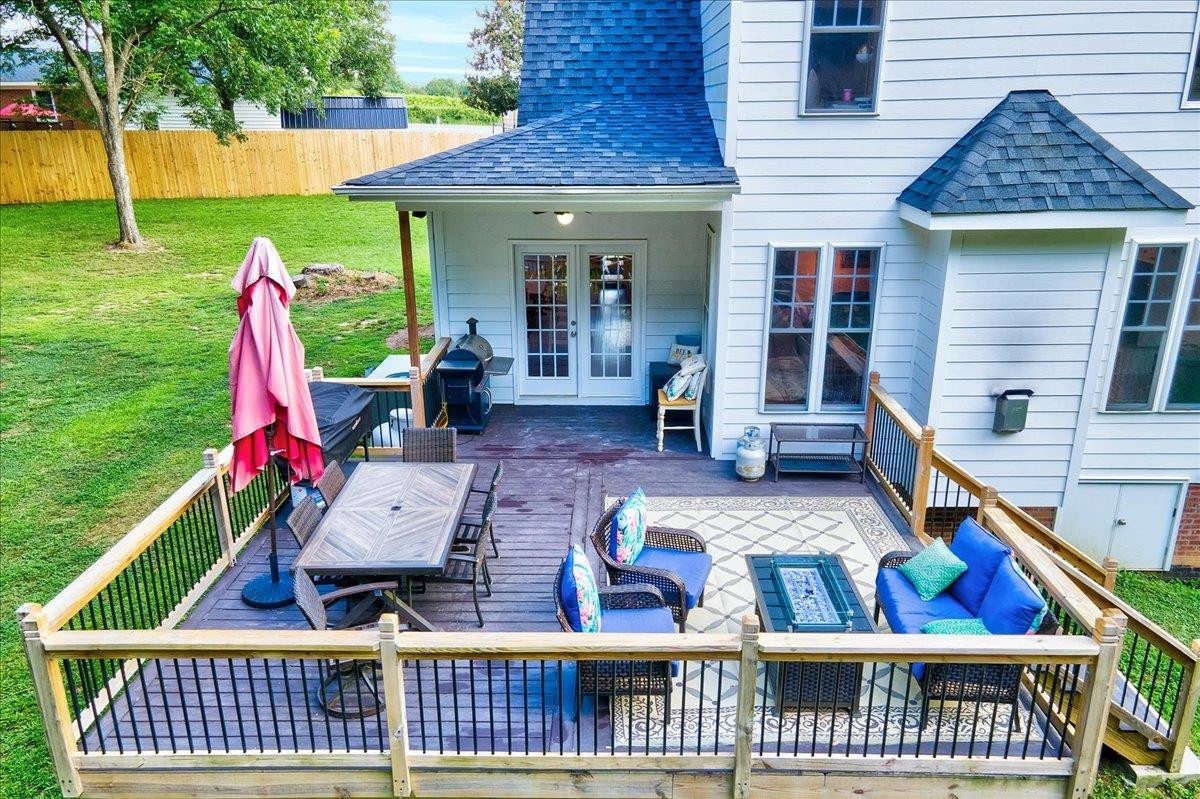 2222 Zacks Mill Road Angier, NC 27501 - Photo 9 of 48 a view of an outdoor sitting space