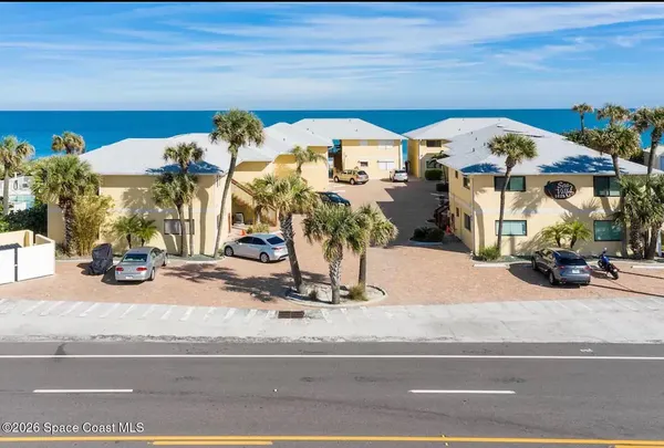 a view of a hall with front door