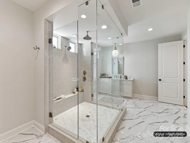 a room with a sink and a window