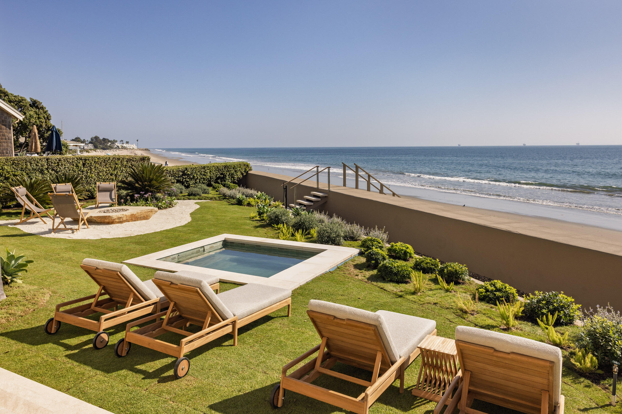 3595 Padaro Lane Carpinteria, CA 93013 - Photo 27 of 28 Spa, Firepit on the beach