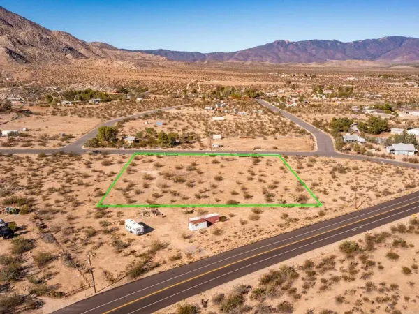 a view of a city with a mountain