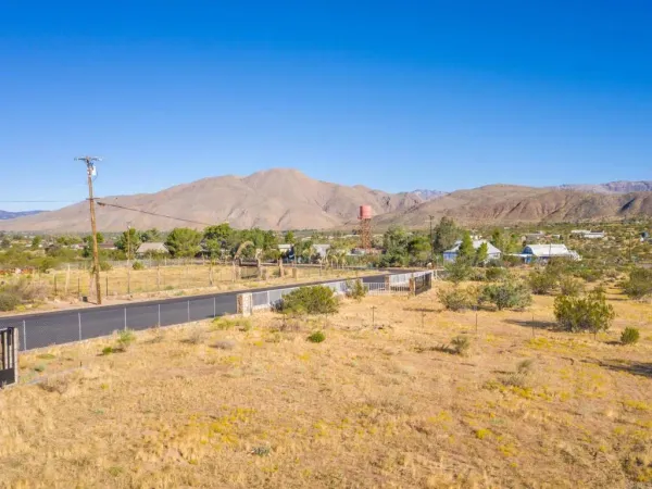 a view of lake and mountain