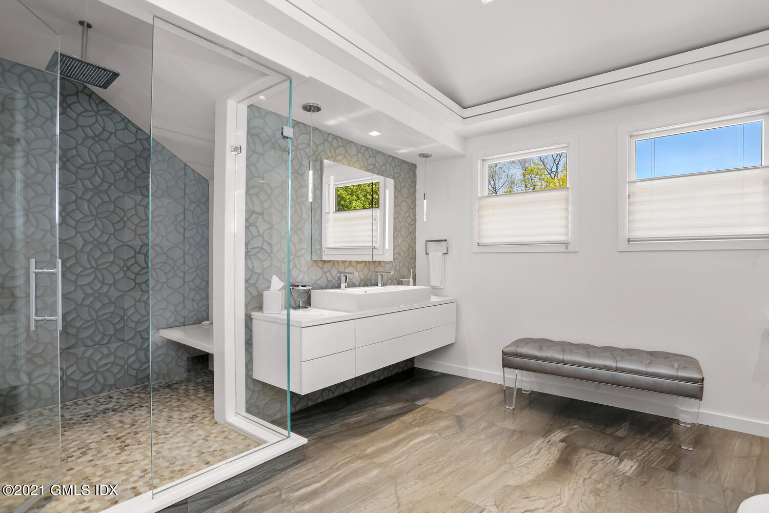 1 Old Church Road, Unit 7 Greenwich, CT 06830 - Photo 23 of 42 a bathroom with a bathtub and a shower