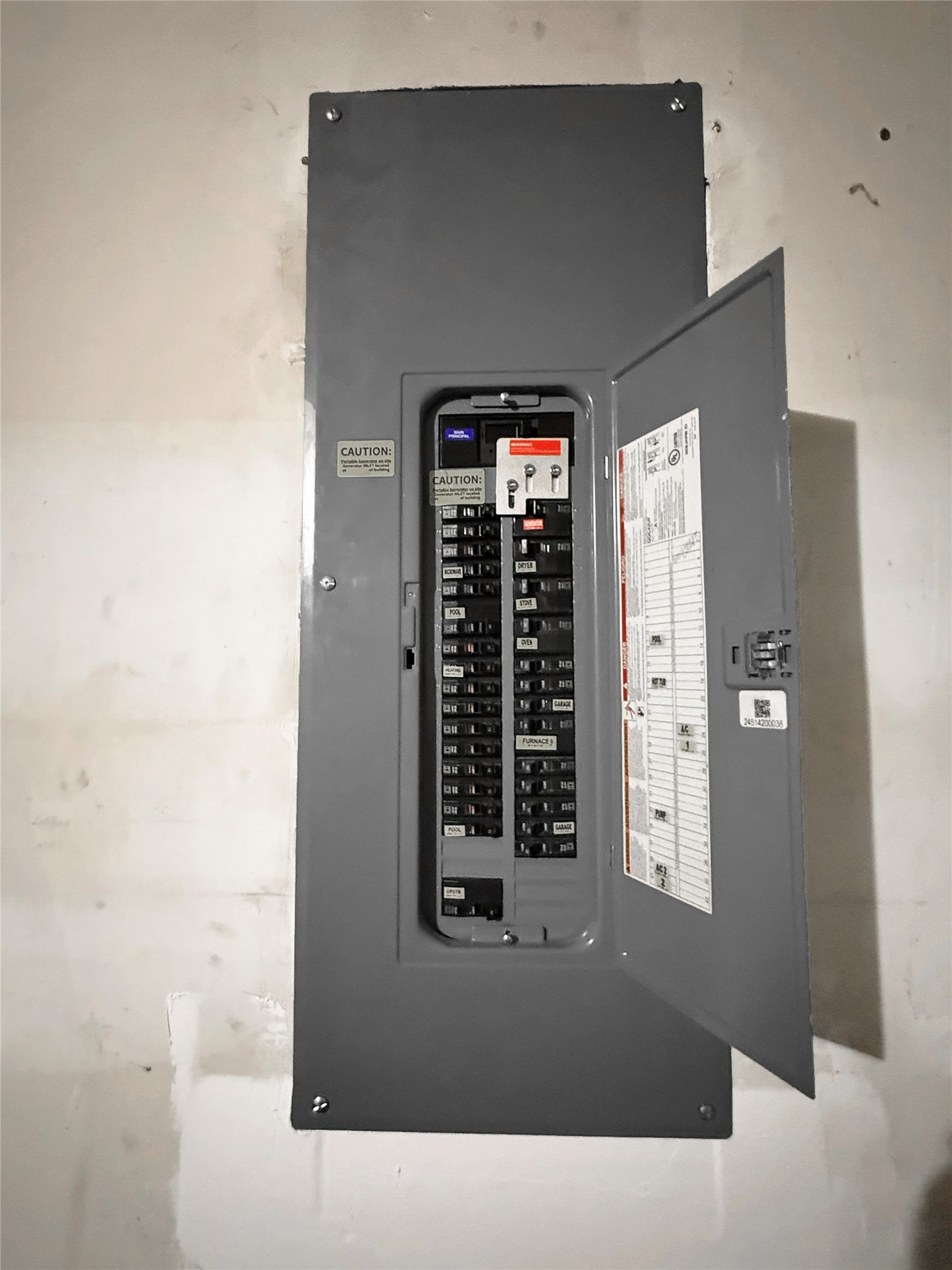 17310 Wyeth Circle Spring, TX 77379 - Photo 42 of 50 Recently replaced electrical panel includes. Its ready for generator hook up.